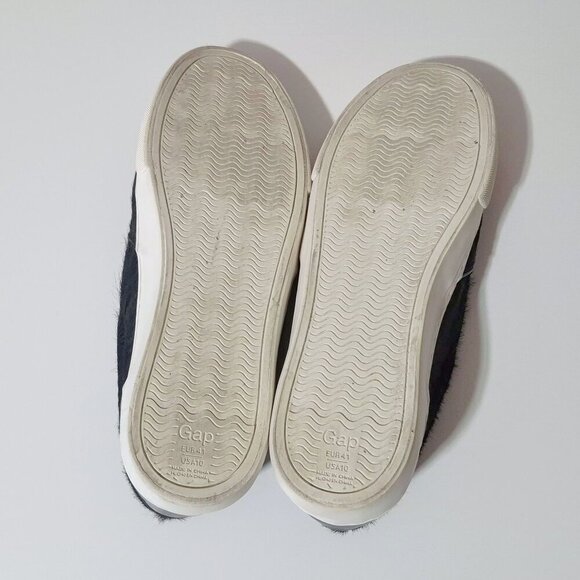 EUC Gap black laceless calf hair slip on sneaker, US 10 - Picture 11 of 11